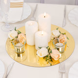 Bring the Allure of Gold to Your Table with Gold Mirror Acrylic Charger Plates