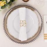Gold Metal Napkin Rings