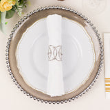 Elevate Your Table Settings with Silver Metal Napkin Rings